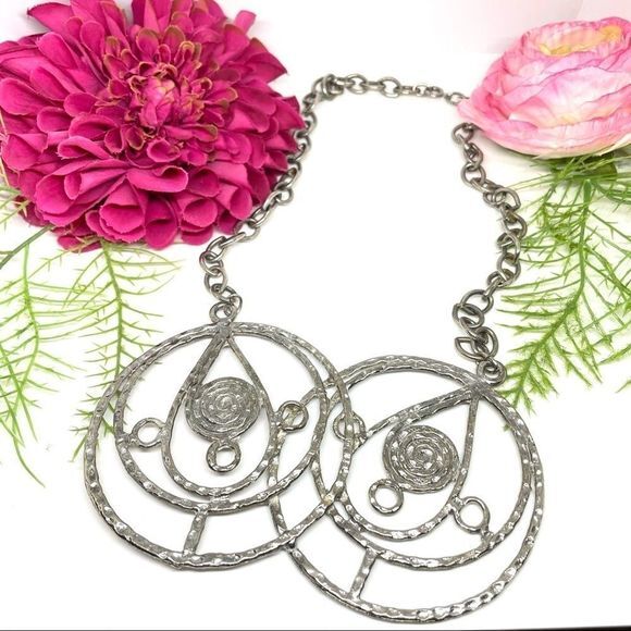 Vintage Jewelry - VINTAGE⚜️Bohemian Artistic Statement Necklace